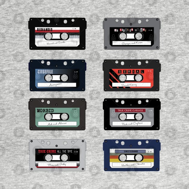 True Crime Podcast Mashup Retro Tapes by BasicBeach